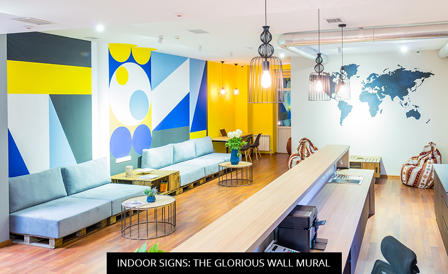 Indoor Signs: The Glorious Wall Mural
